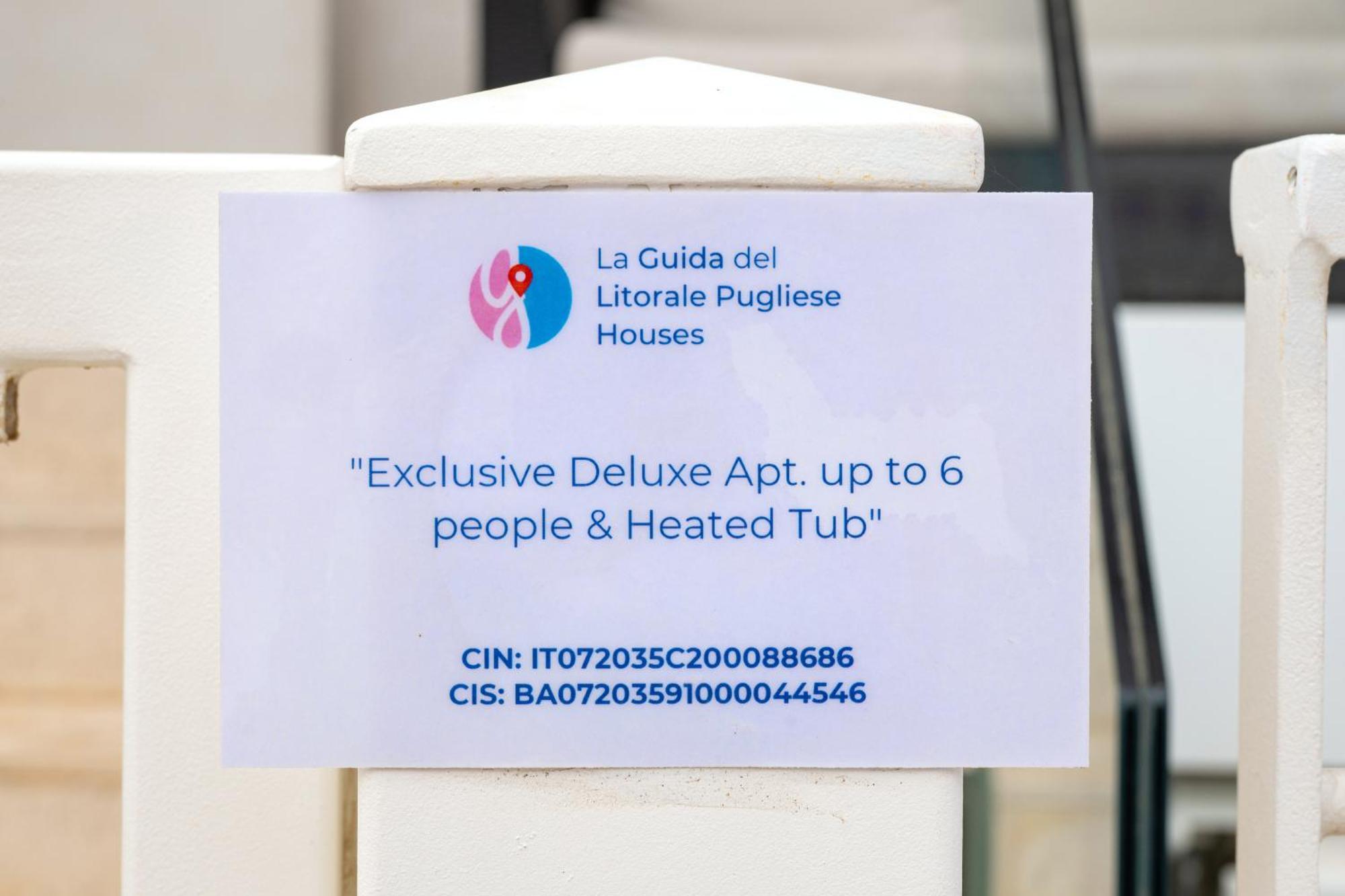 Exclusive Deluxe Apt Up To 6 People & Heated Tub بولينيانو آ ماري المظهر الخارجي الصورة